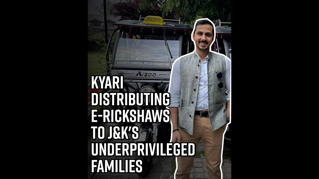 KYARI distributing e-rickshaws to J&K's underprivileged families goes beyond nobility