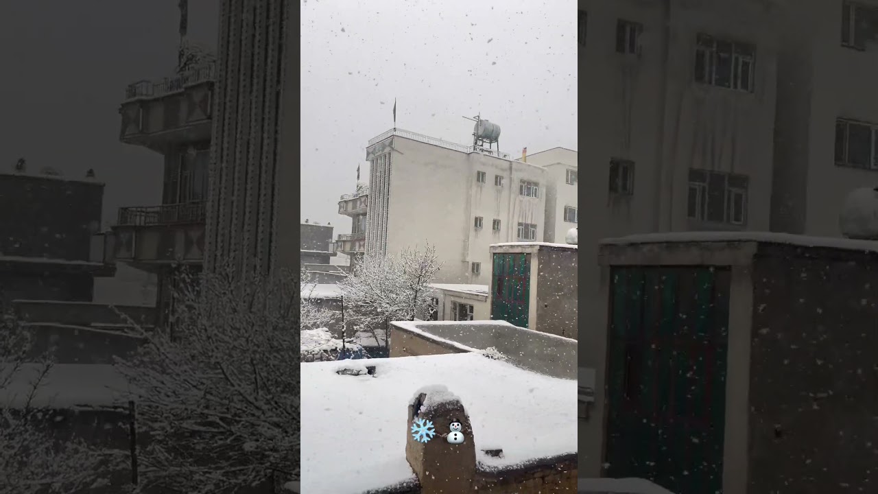 Snowfall in KABUL - 20 January 2025