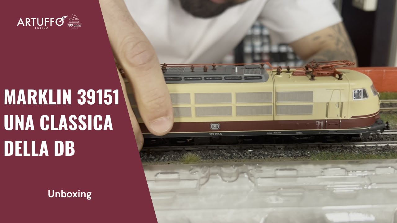 UNBOXING ARTUFFO - Marklin 39151, una classica DB che non passa mai di moda