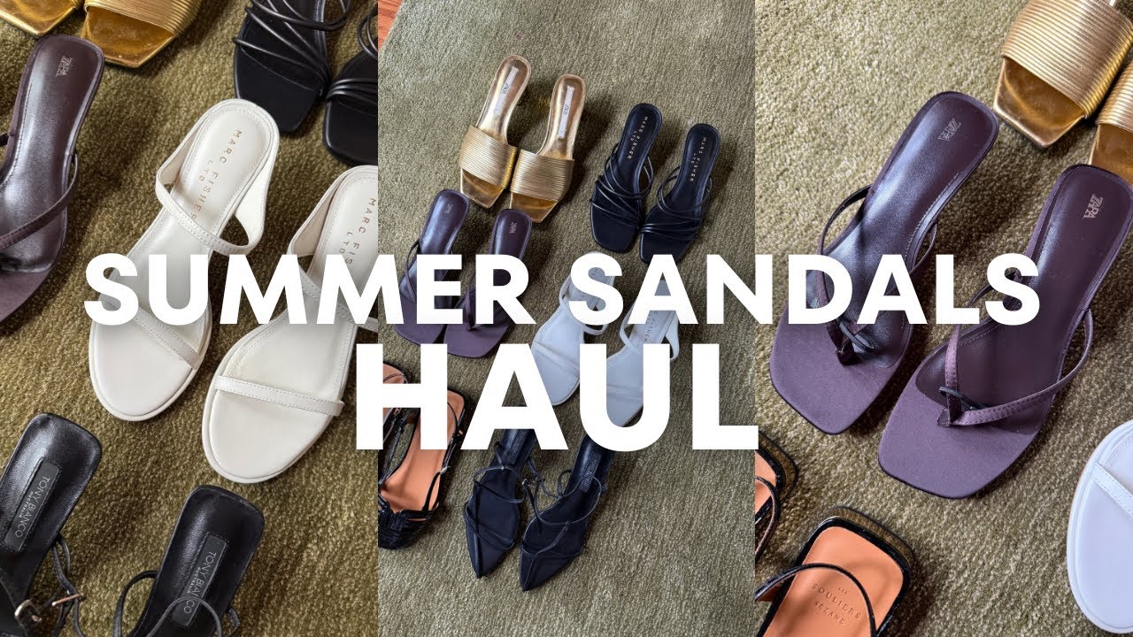 Spring and Summer Sandals Haul, Kitten Heels,