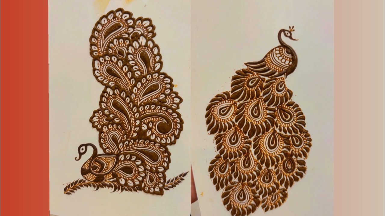 Stylish Peacock Mehndi Design | Step by Step Mehndi Tutorial