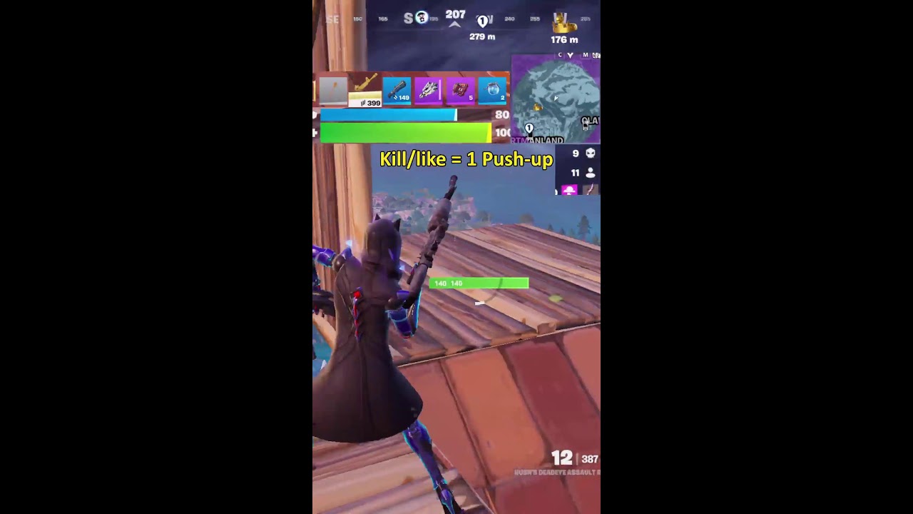 Every Like + Sub + Kill = 1 Push-Up