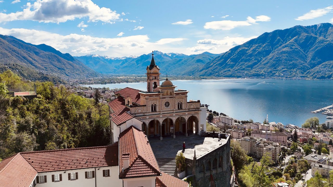 Madonna del Sasso, ein himmlischer Blick über Locarno - DJI Mini 4 Pro