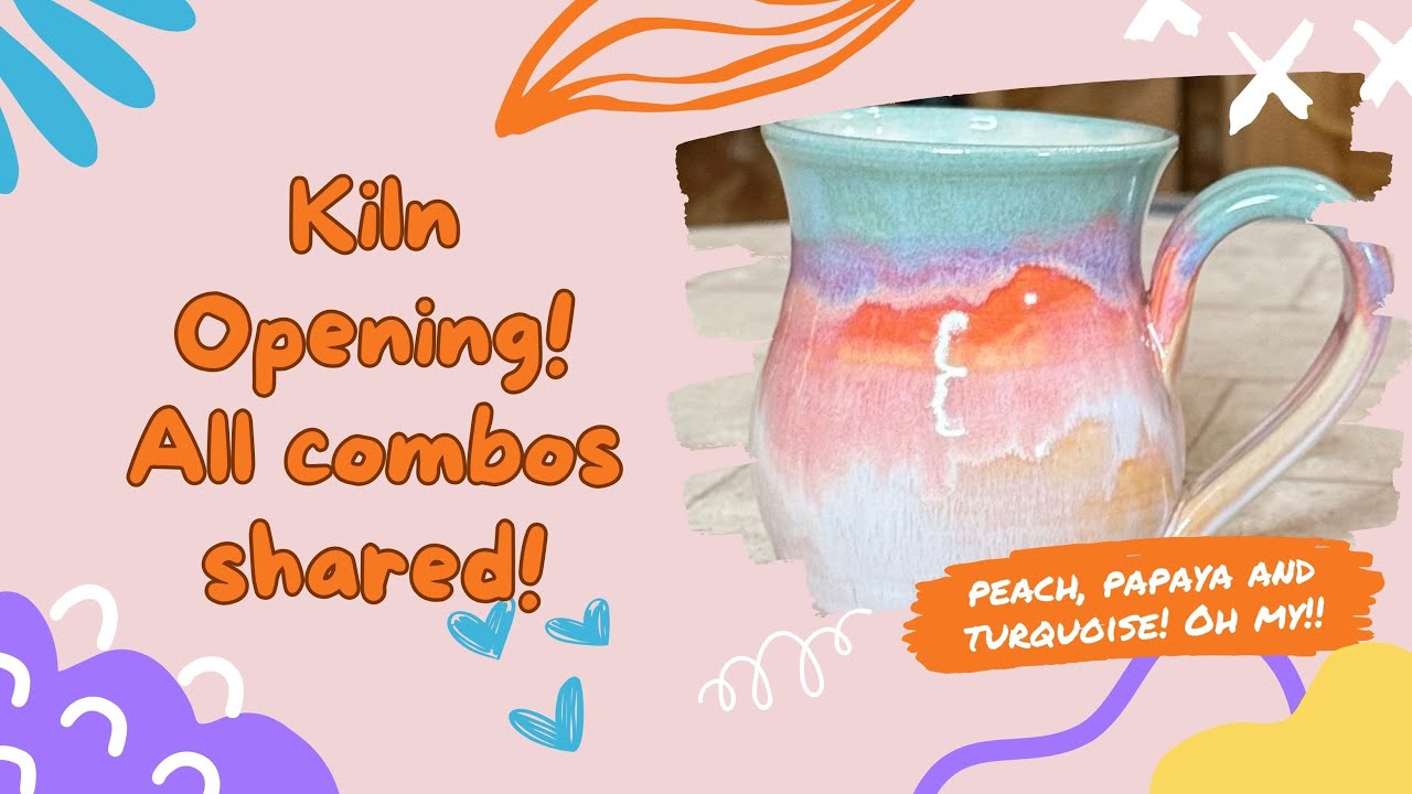 Kiln Opening, bring on the spring colors!    All combos shared