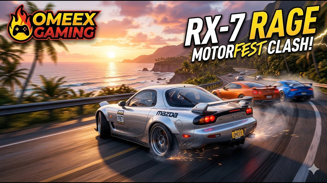 Mazda RX-7 Intense Race 🔥 | The Crew Motorfest | OmeeXGaming