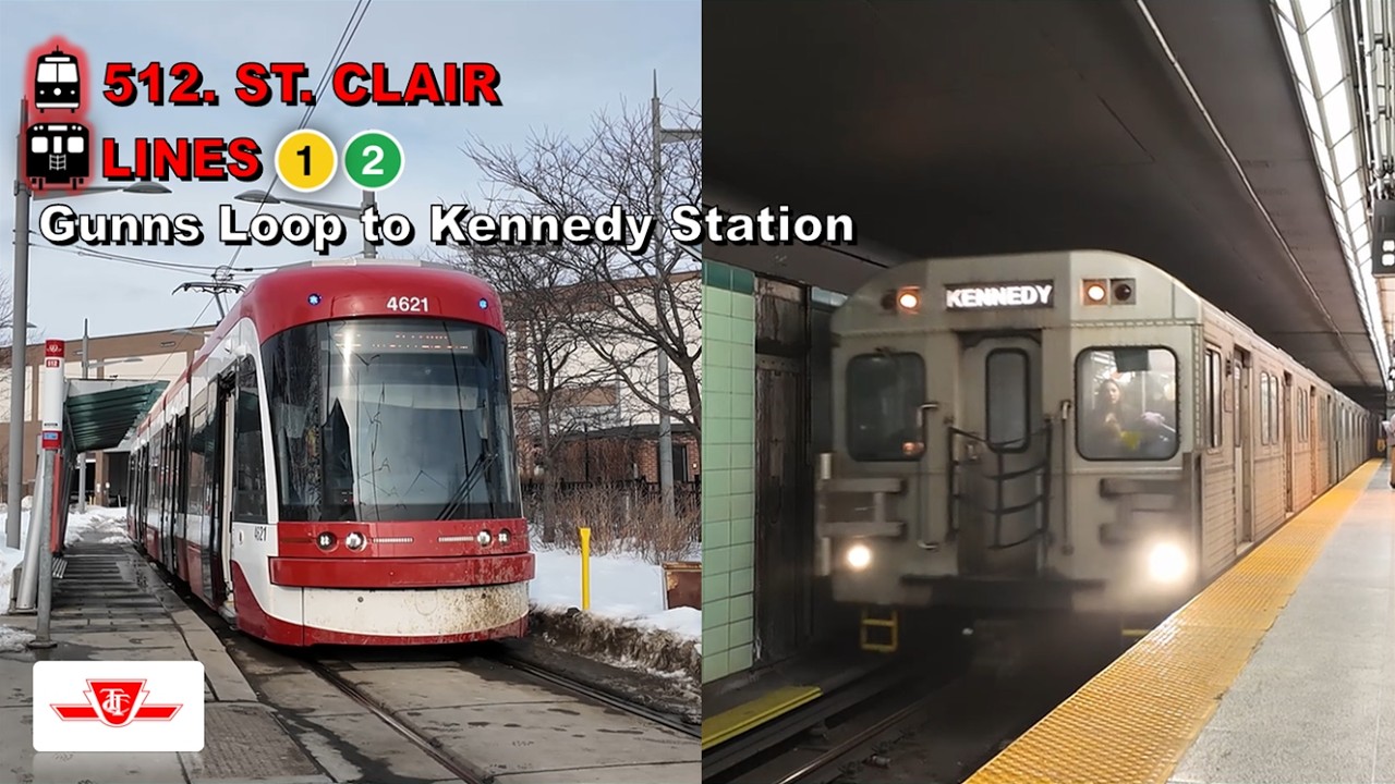TTC POV Ride: Gunns Loop to Kennedy Station Via St. Clair West Station