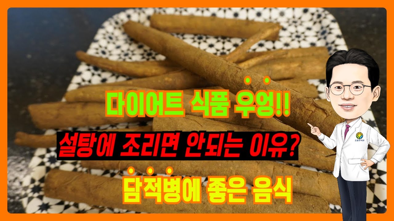 다이어트식품 담적병에좋은음식 우엉 우엉차의효능 우엉조림안좋은이유?(담적보감[58])