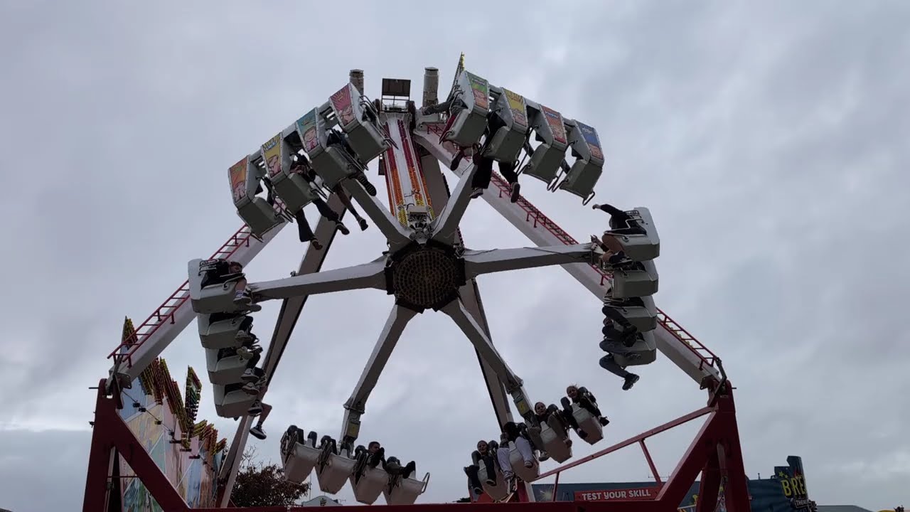 Wipe Out Ride At Brean Theme Park