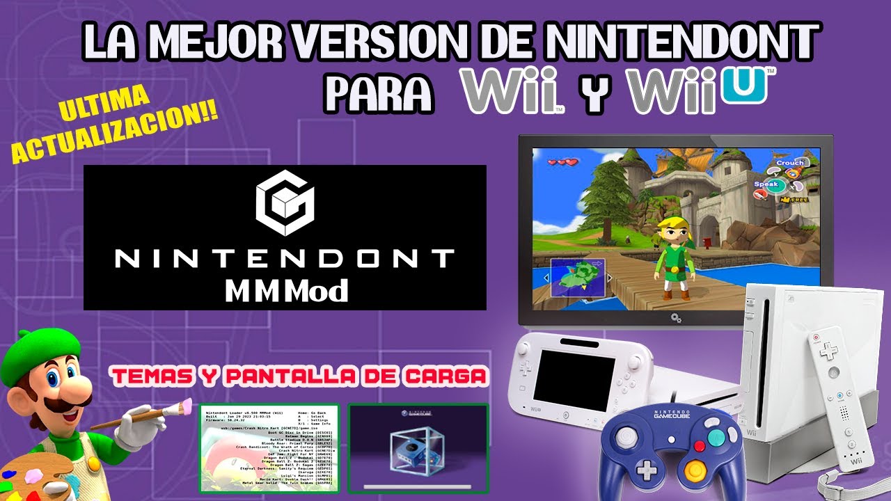 Nintendont MMMod - Mejor Version para Wii y WiiU (vWii) ✅