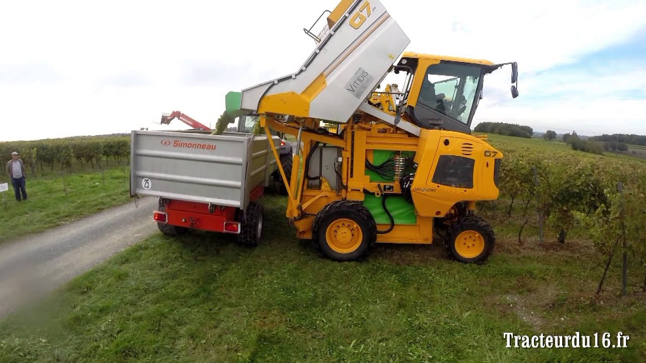Démonstration Machine à Vendanger Grégoire