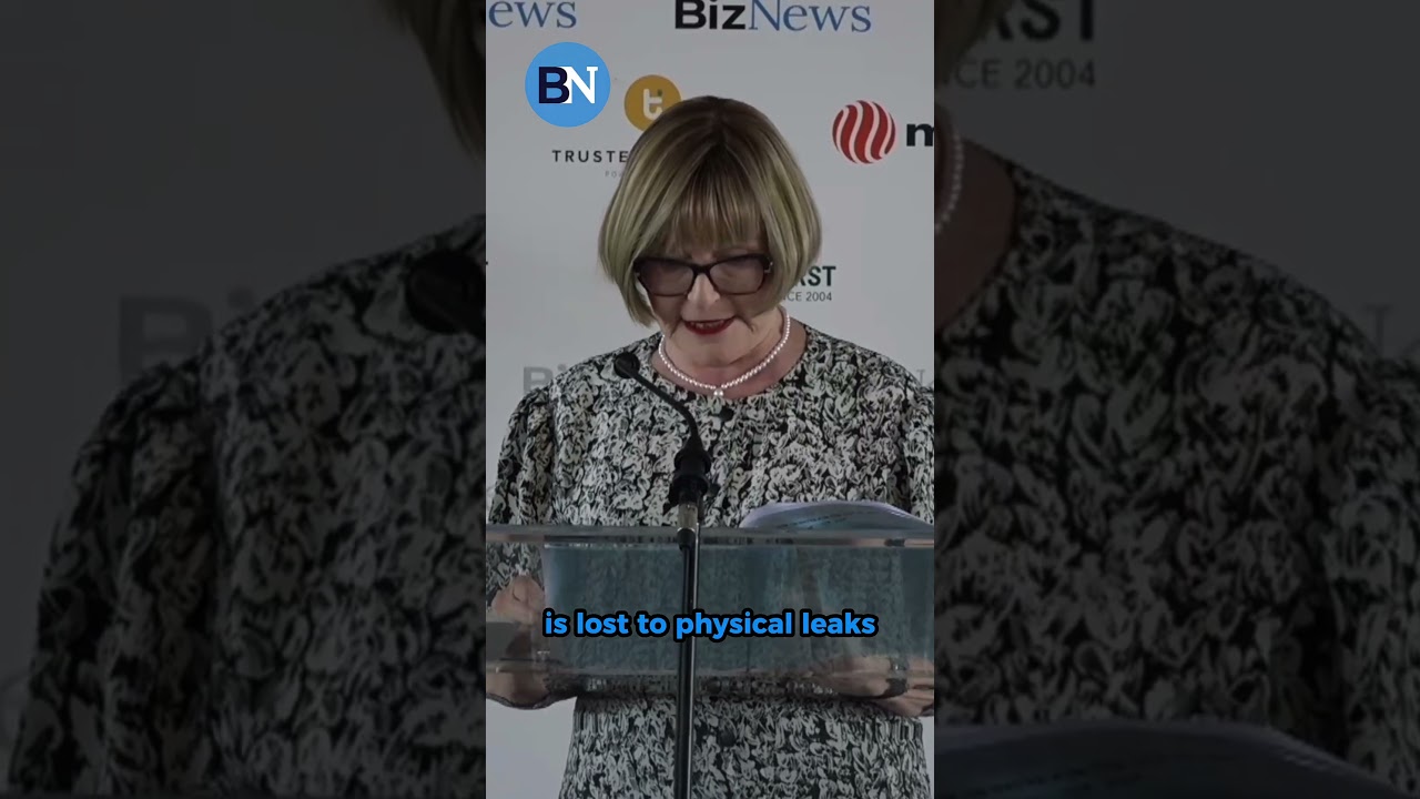 Helen Zille speaks on Joburg's water crisis at the BizNews conference in Hermanus BNC#8