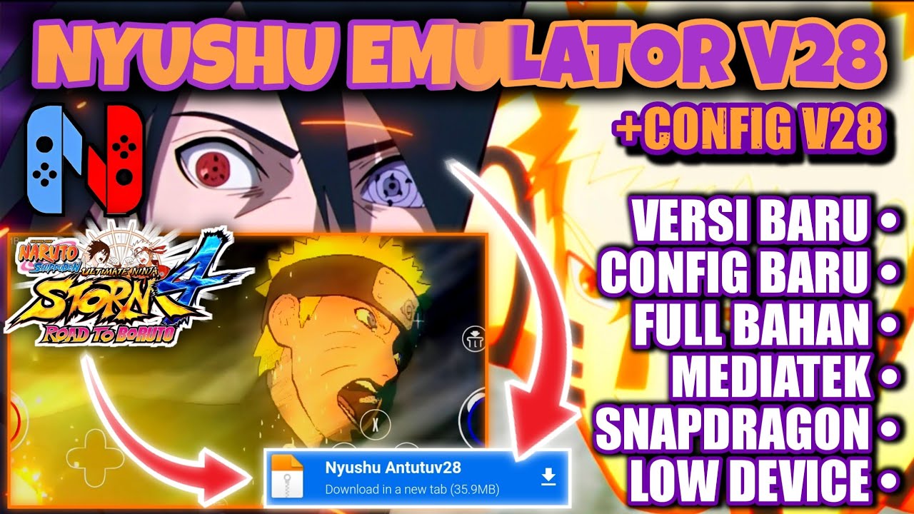 🔴BARU NYUSHU V28 | Cara Pasang & Main Di Device Kentang | Nyushu emulator