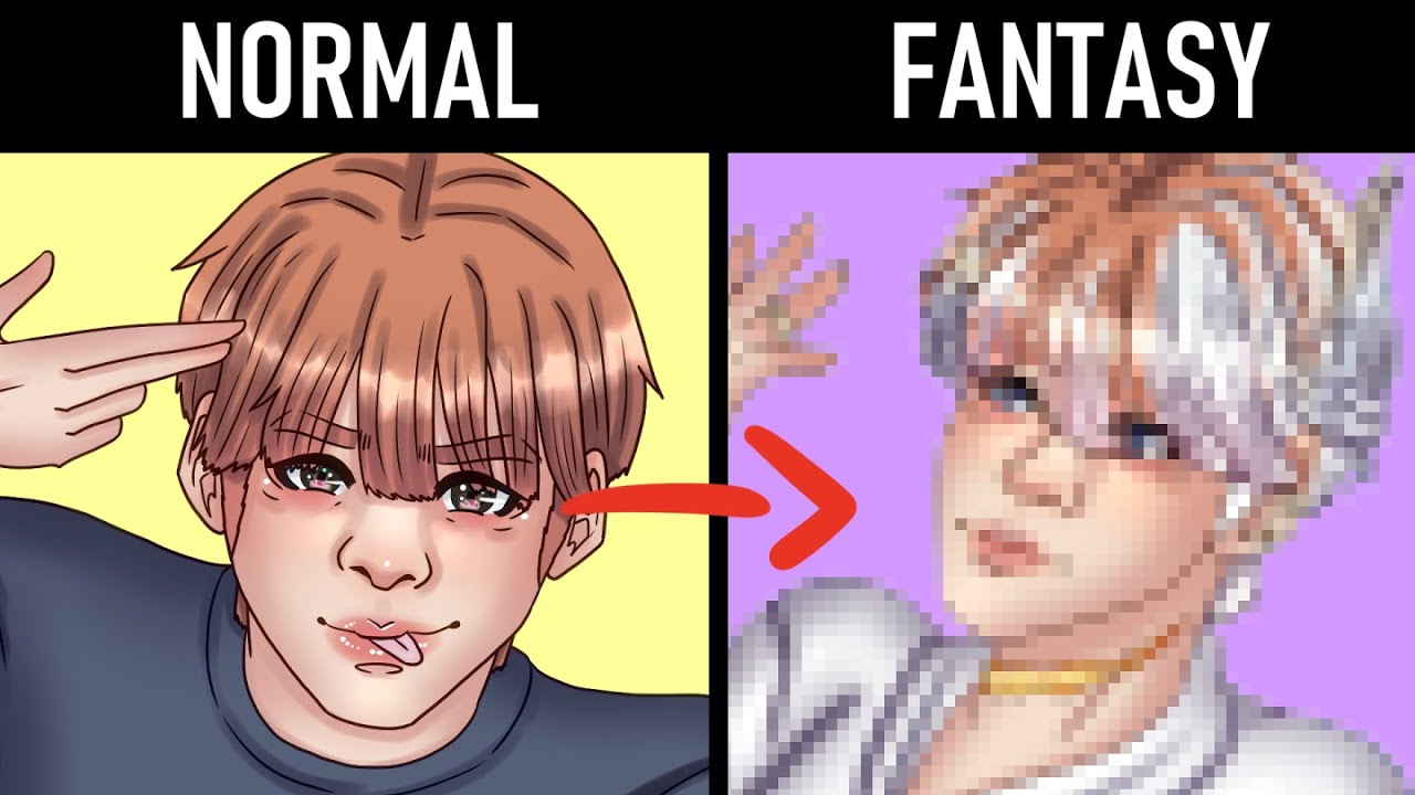 I gave my OCs Fantasy Designs