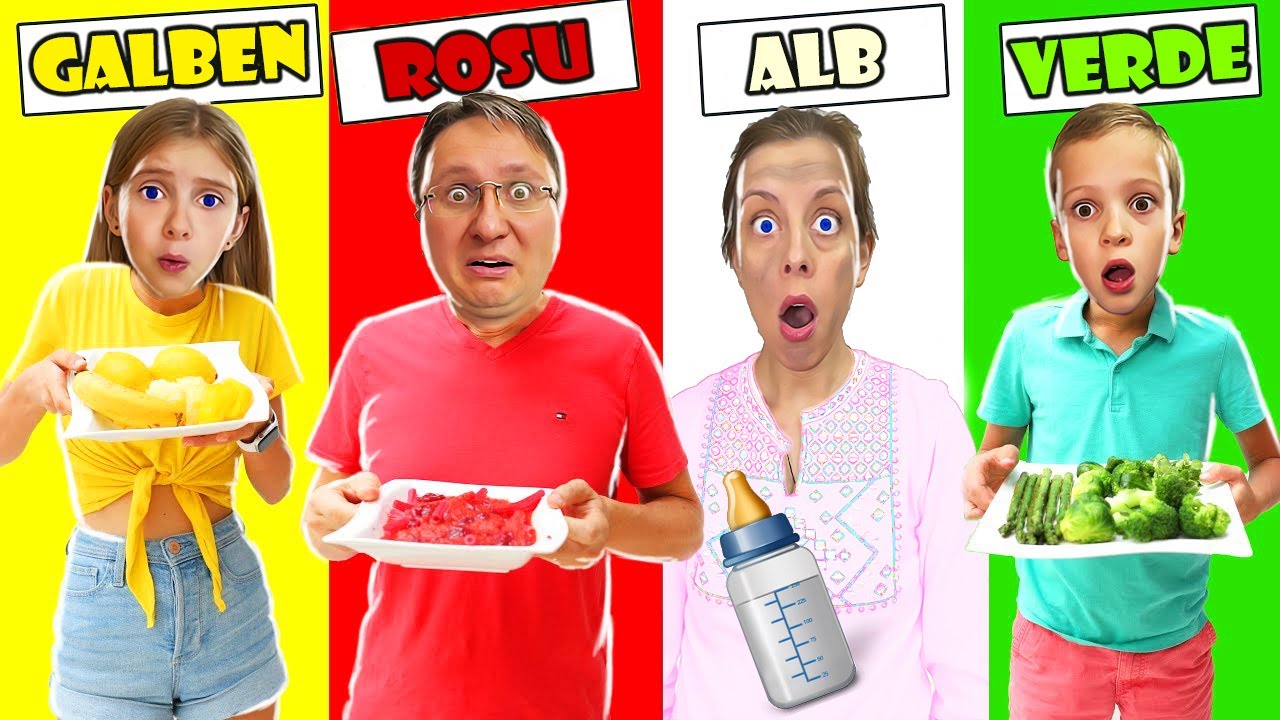 ⏰ 24 de ORE doar &icirc;n BUCĂTĂRIE 🍽️ &icirc;ntr-o CULOARE CHALLENGE 🎨 FILMUL