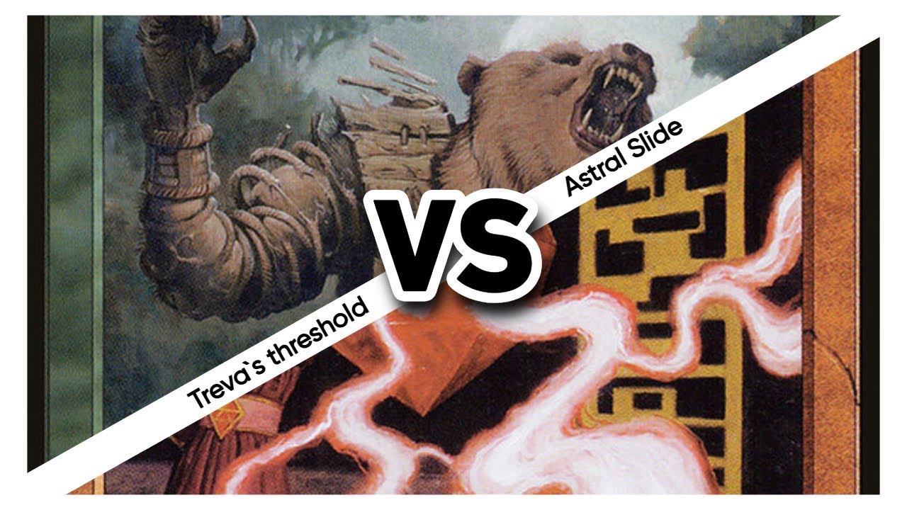 MTG Premodern (SWE) Treva`s Threshold  vs Astral Slide [Gameplay]
