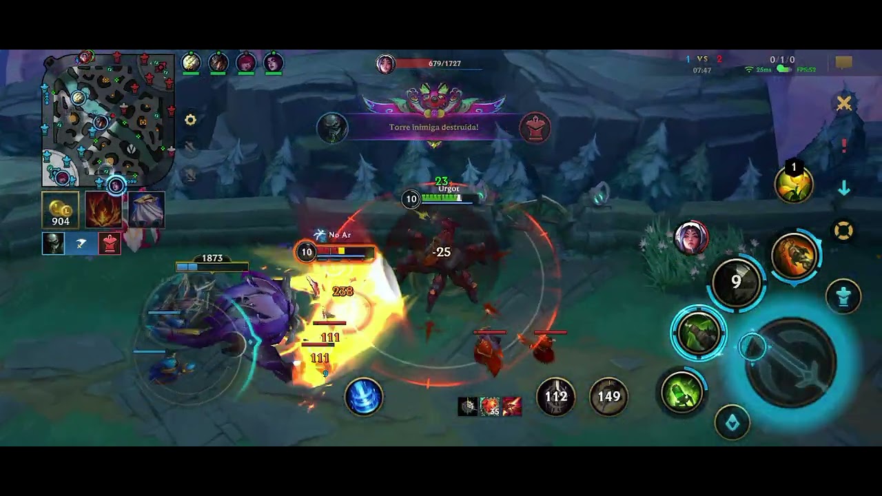 Urgot bem jogado e muito essencial para a vitória de um time 💪🏽#clipado #leagueoflegends #wildrift 