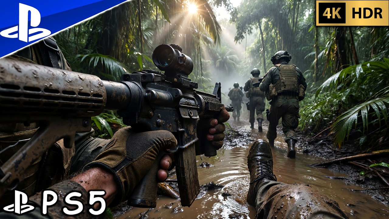 (PS5) Война во Вьетнаме | Ультрареалистичный геймплей Call of Duty в разрешении 4K