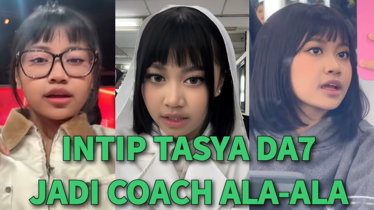 GEGER HEBOH!🔥INTIP KESERUAN TASYA JADI COACH ALA-ALA WAKTU LAGI LIVE