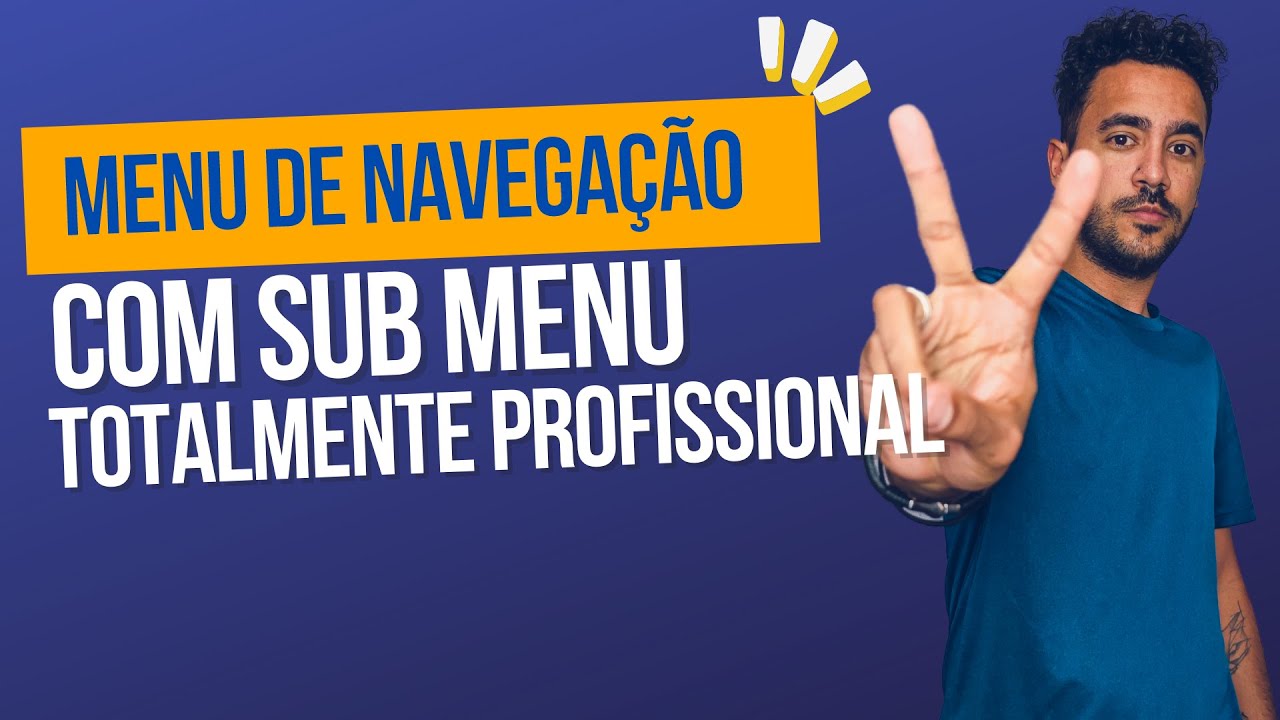 Como criar um menu de navegação com sub menu PROFISSIONAL no Excel