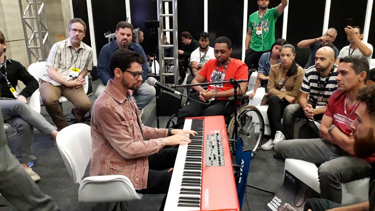 COMO UNIR ESCALA & ARPEJO//2 DICAS DE OURO feat; SAMUEL MURAD   -AULA TECLADO  MUSIC SHOW EXP 2019