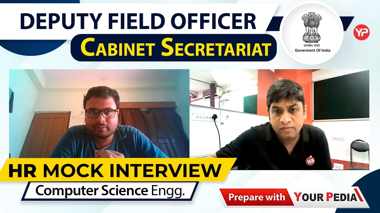 HR Mock Interview for Cabinet Secretariat (DFO) | Start Interview & GT Preparation with YourPedia