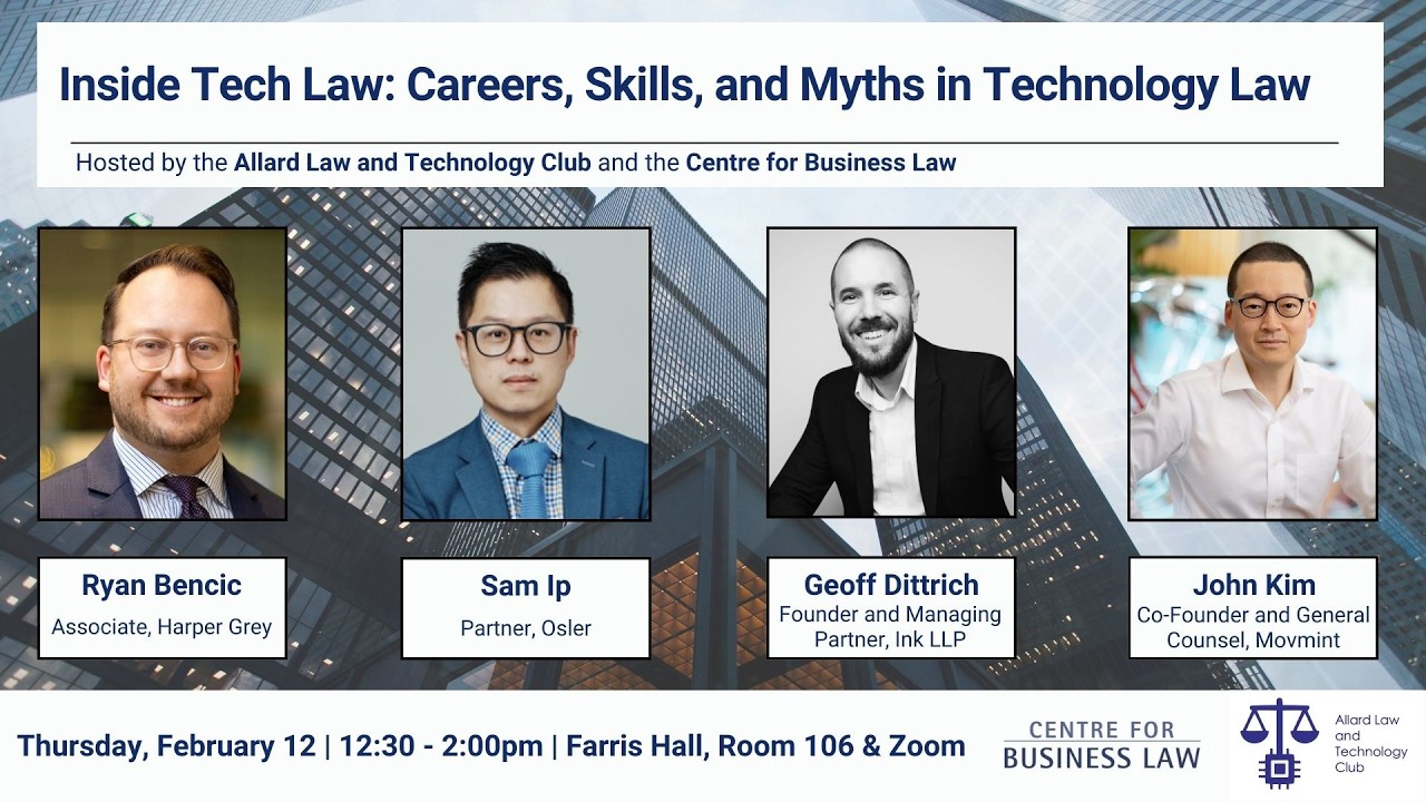 Inside Tech Law: Careers, Skills, and Myths in Technology Law