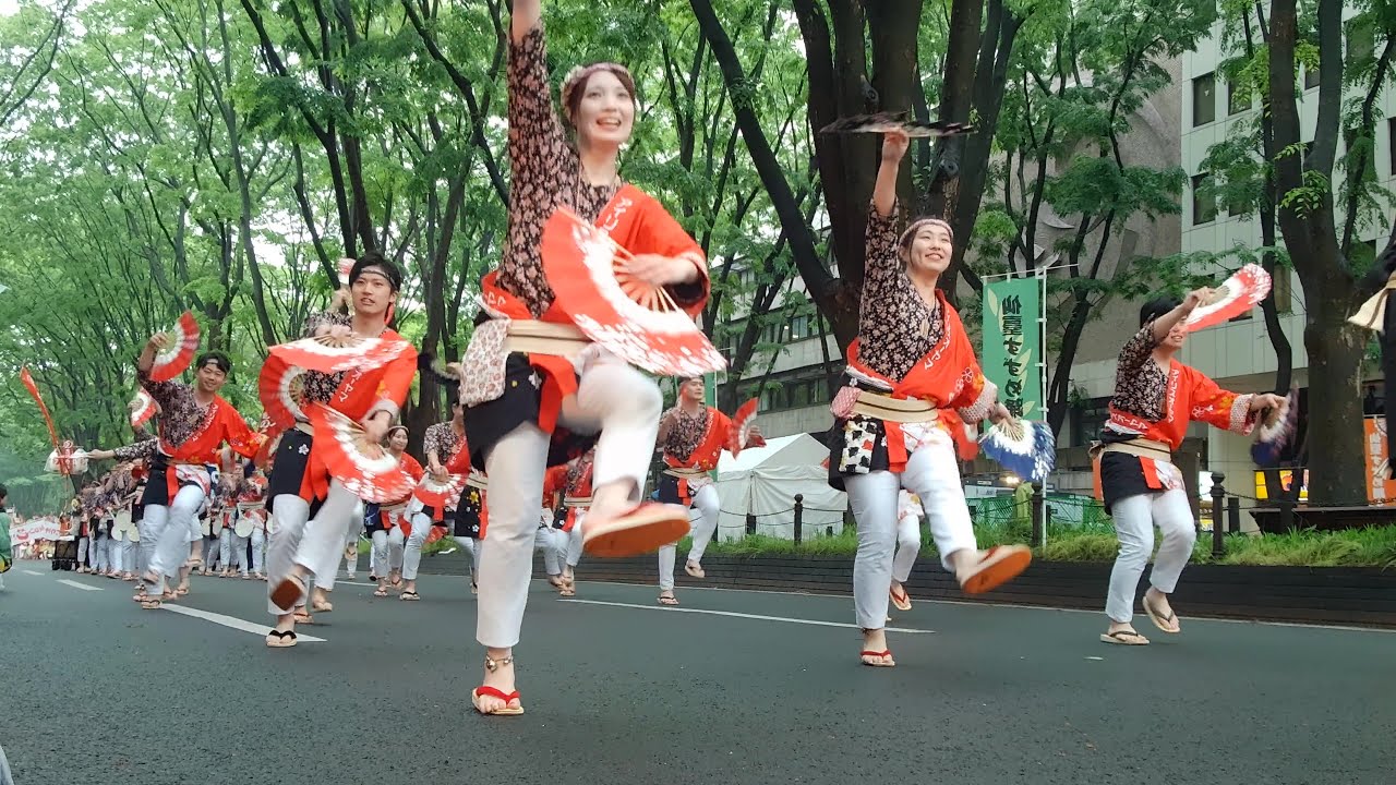 すずめ踊り 　定禅寺通流し　仙台青葉まつり　2025