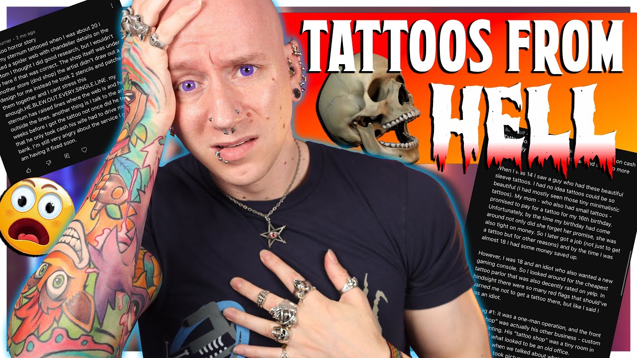 She Tattooed HER FACE AT 15 with a PIERCING NEEDLE | Tattoo Horror Stories 4 | Roly