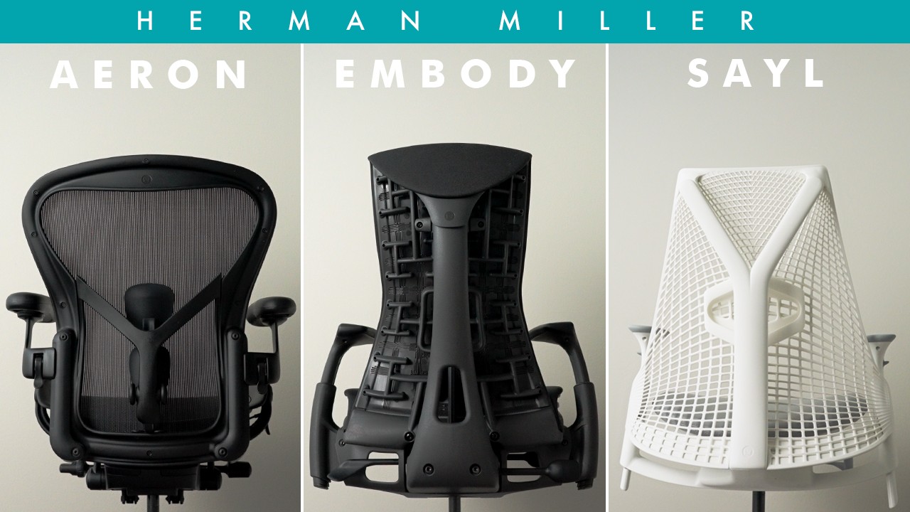 ЛУЧШЕЕ РУКОВОДСТВО ПО ПОКУПКЕ эргономичных кресел Herman Miller: Aeron, Embody и Sayl
