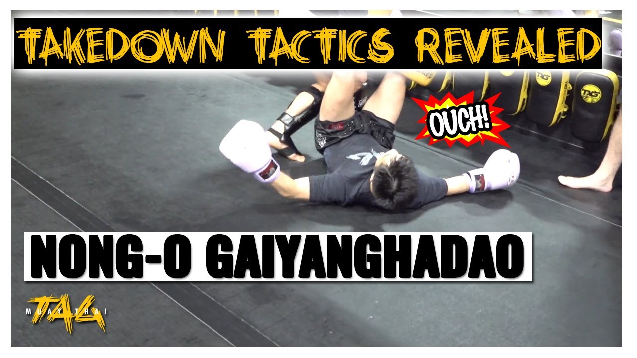 Sweep Takedown with Nong-O Gaiyanghadao