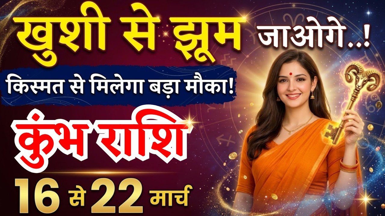 16 से 22 मार्च, कुंभ राशि वालों खुशी से झूम जाओगे, Kumbh Rashi, साप्ताहिक राशिफल