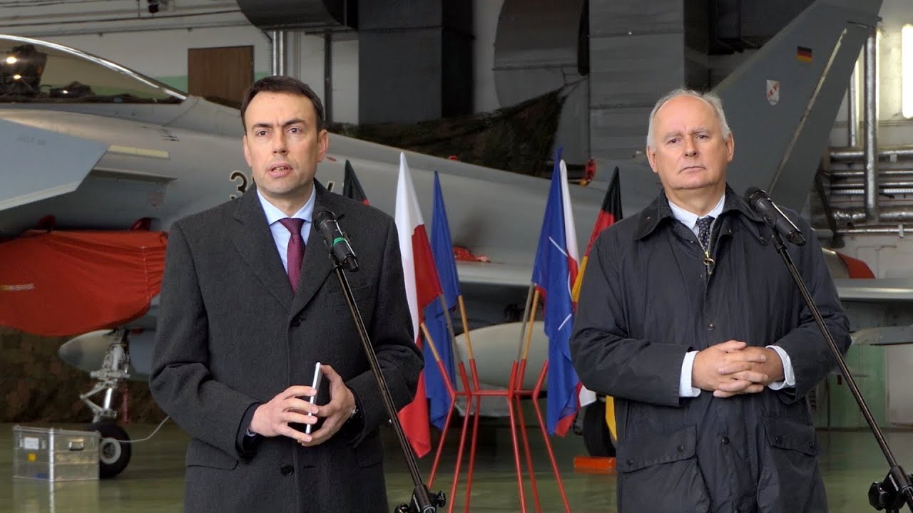 Einsatzreise Malbork Air Base - Pressekonferenz