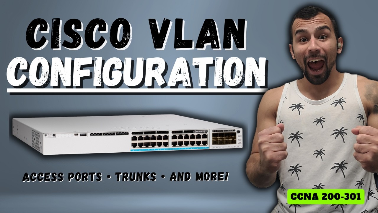 Руководство по настройке VLAN в Cisco (лабораторная работа CCNA 200-301 по настройке VLAN)