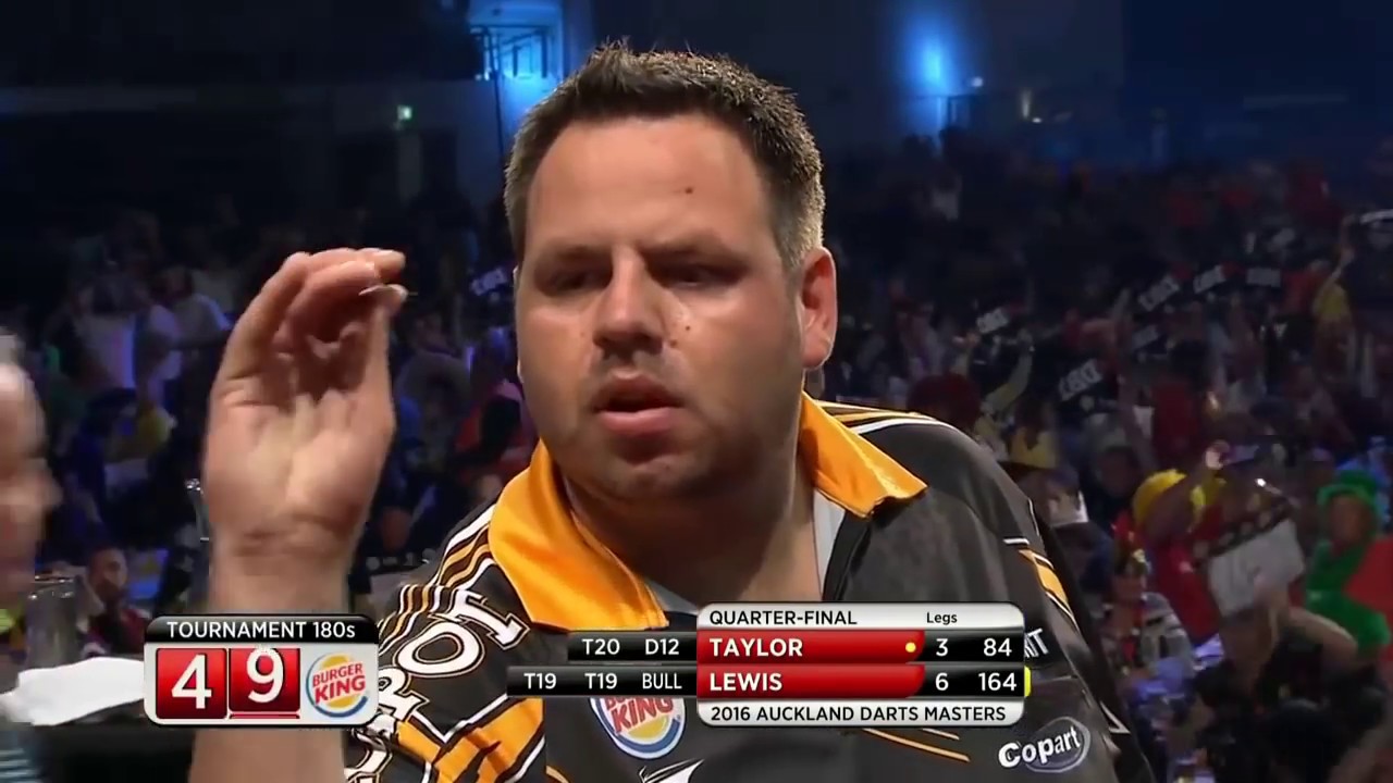 WHAT A MATCH! Phil Taylor v Adrian Lewis - Auckland Darts Masters 2016