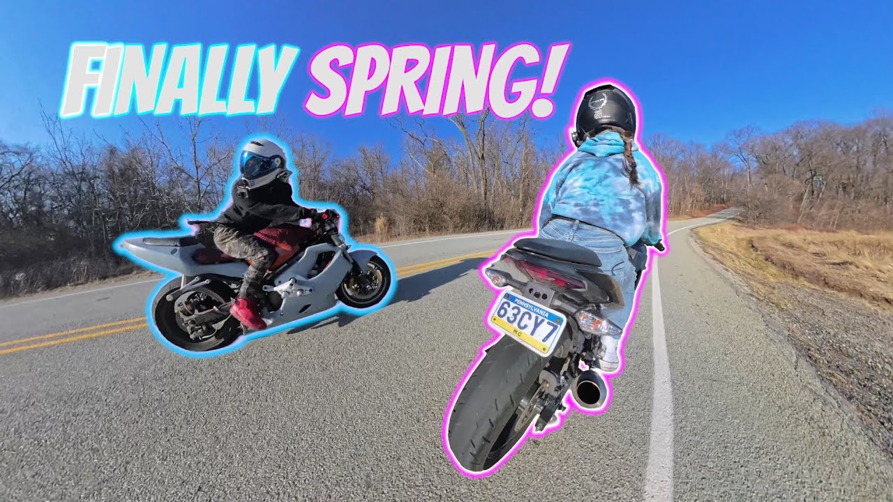 First Ride Of THE SEASON! (Couple Motovlog)