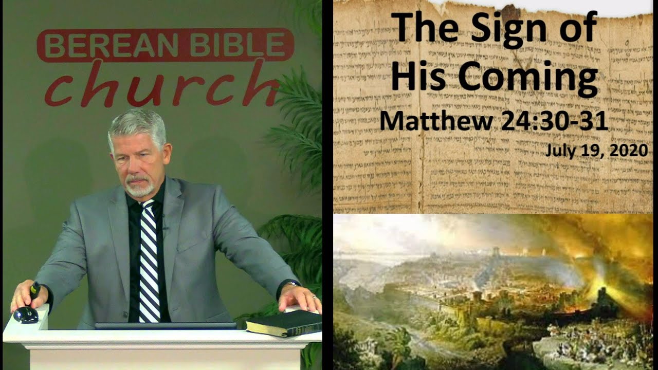 The Sign of His Coming (Matthew 24:30-31)