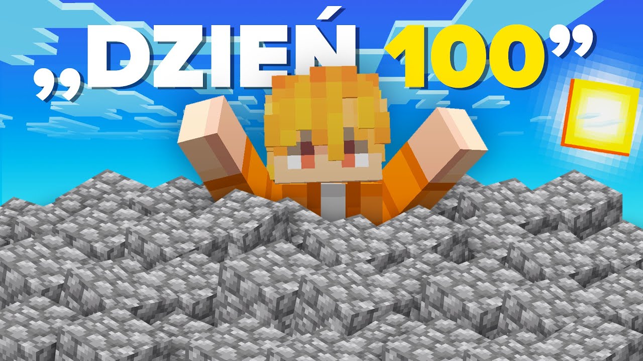 Zebrałem 1,000,000 COBBLESTONE w 100 Dni Minecraft!