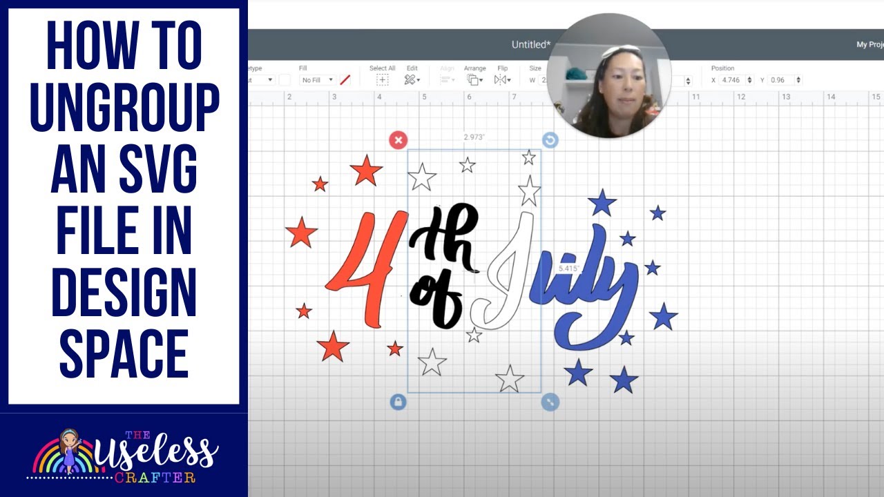How to 'Ungroup' an SVG file (separate into colors) in Cricut's Design Space