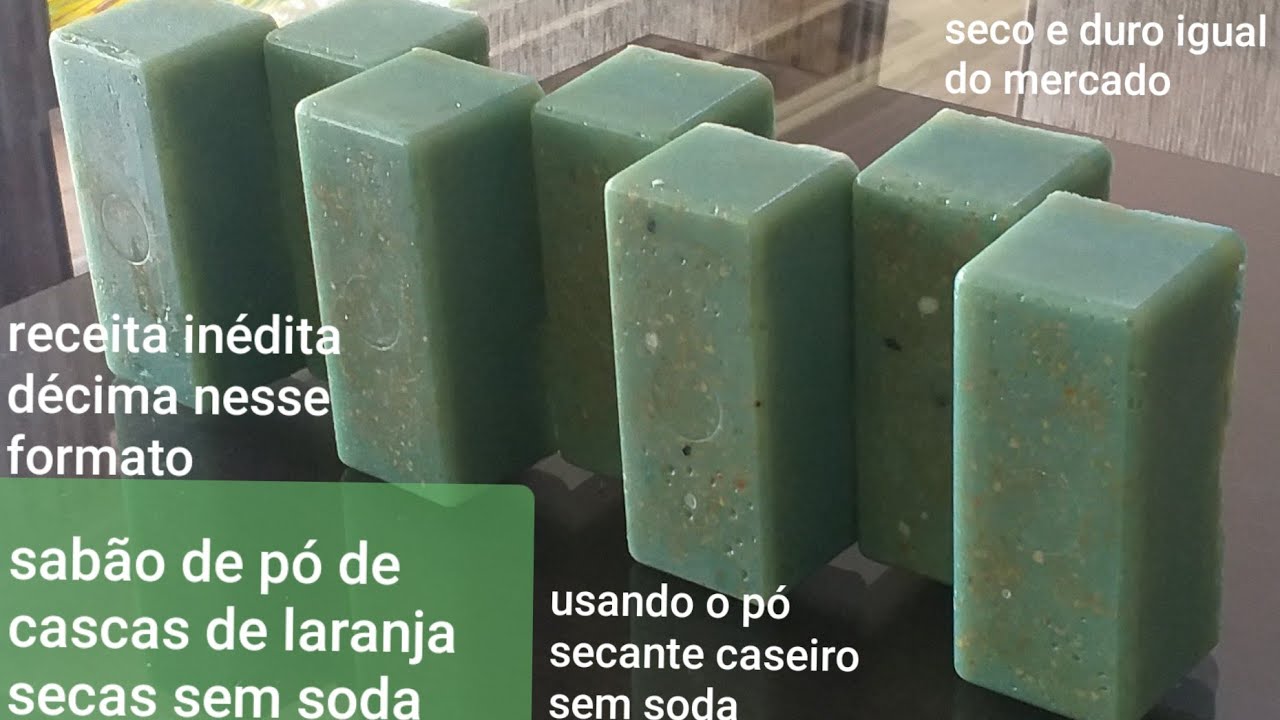 FAÇA SABÃO COM O PÓ DAS CASCAS DE LARANJA SECAS USANDO O PÓ SECANTE CASEIRO SEM SODA.
