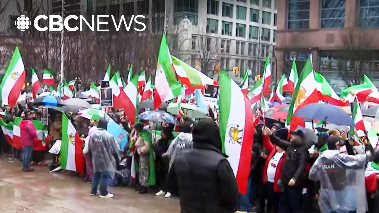 Hundreds gather in Vancouver to protest Iranian government