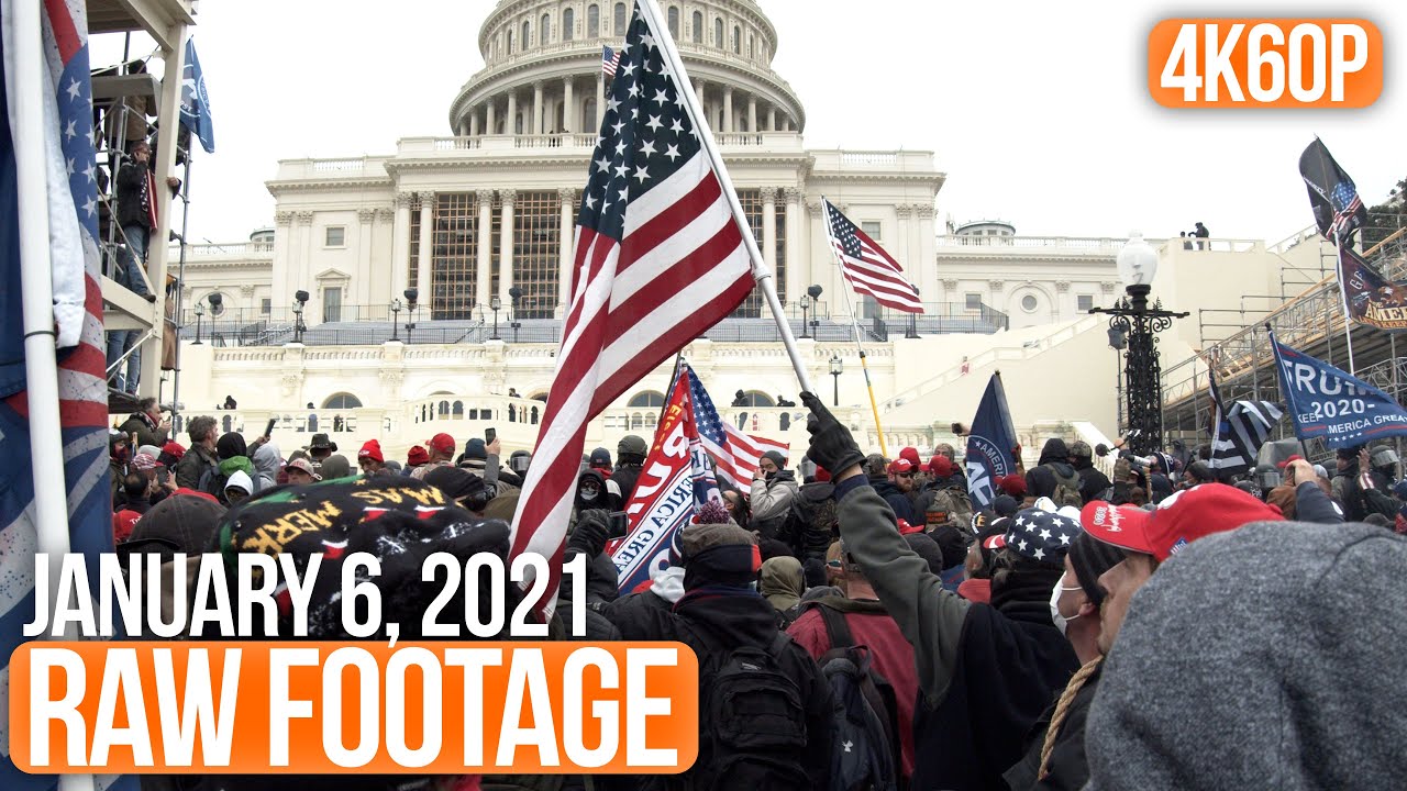 NEW FOOTAGE: January 6 Capitol Hill  Protest - Shot on BMPCC4K BRAW | 4K60p