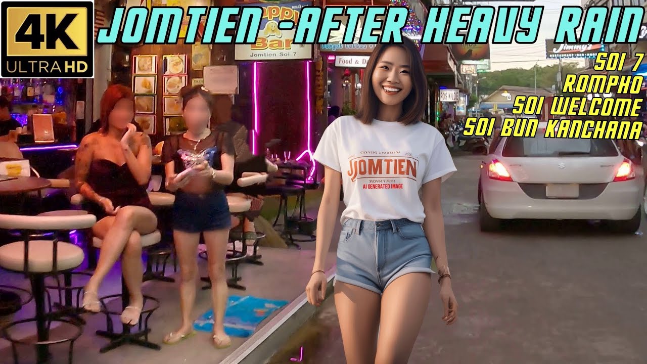 Jomtien after heavy rain-Soi welcome-Soi Bun Kanchana-Soi 7 and Rompho -Nov 2023 Pattaya Thailand