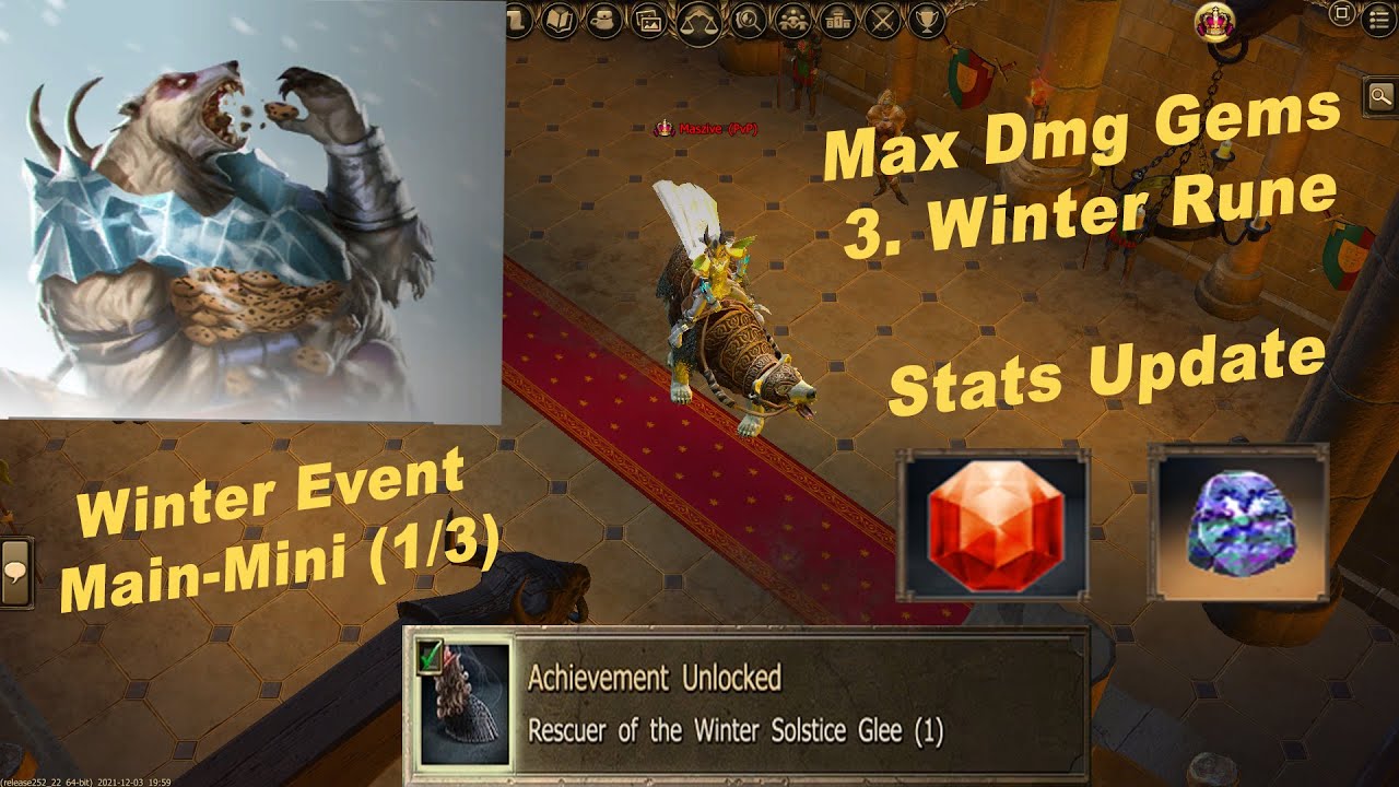 Winter Event | Mini (1/3) | Max Dmg Gems | Maszive | Drakensang Online