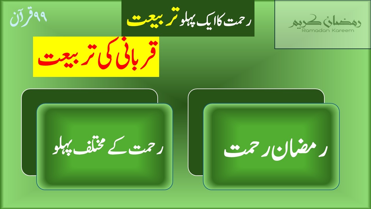 The Mercy of Ramadan          رمضان رحمت            رمضان اور تقویٰ