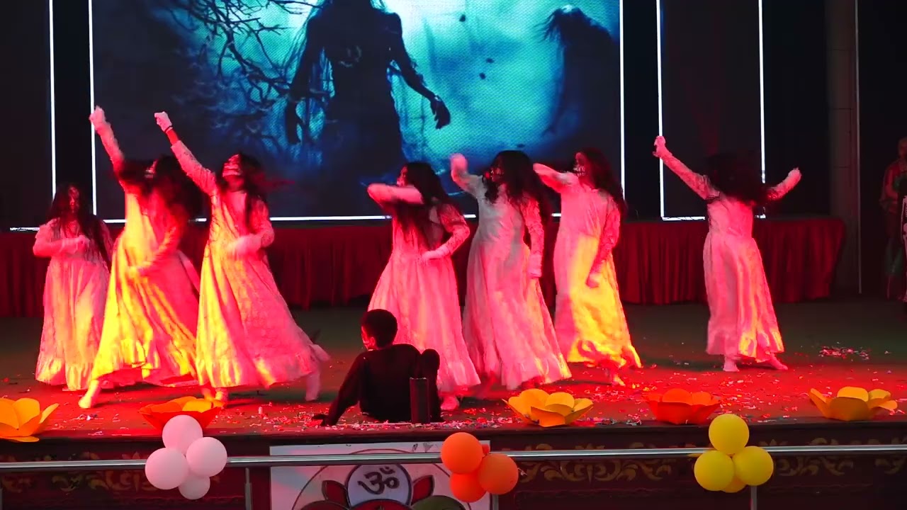 V Class Students Bring Spooky Vibes to the Stage 🎃nandi konda vagulona