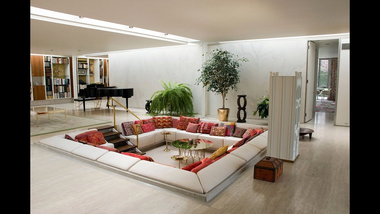 Sunken Living Room Designs – 10 Amazing Ideas