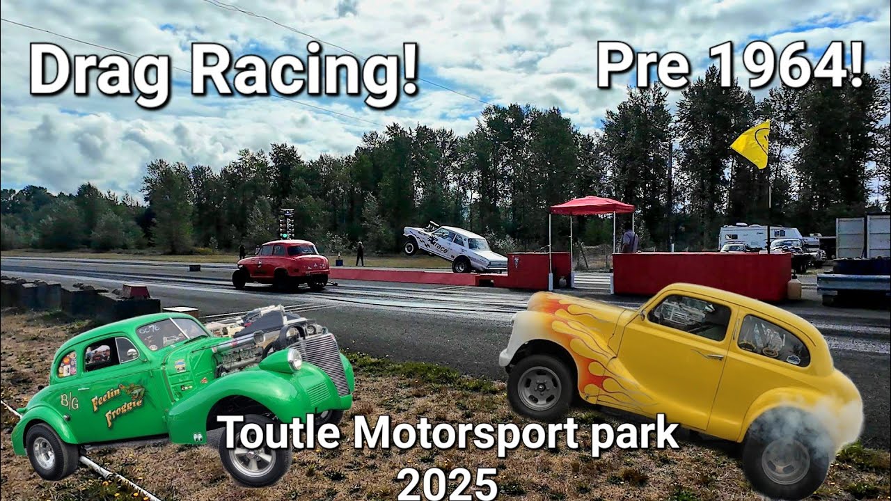 45 Minutes of pre 1964 drag racing! Estranged Drag Show 2025 at Toutle Motorsport Park!