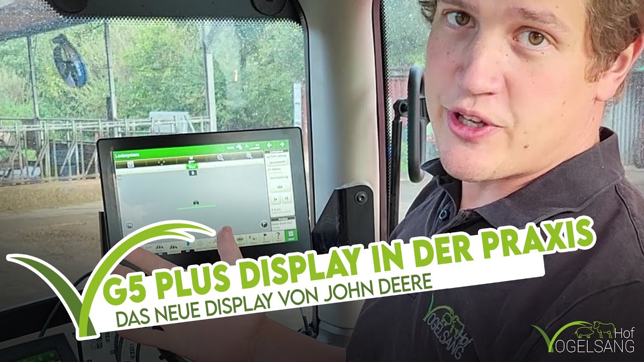 Das neue G5 Plus Display von @JohnDeereDeutschland in der Praxis