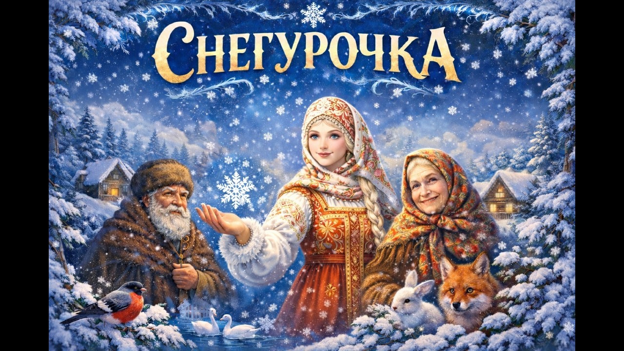 СНЕГУРОЧКА | Добрая русская сказка на ночь для детей