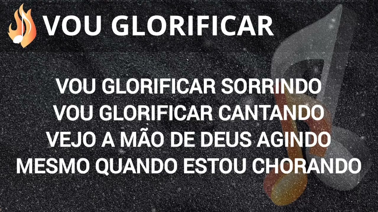 VOU GLORIFICAR (Play-Back 6 Tons Abaixo) Eyshila [com Letra]